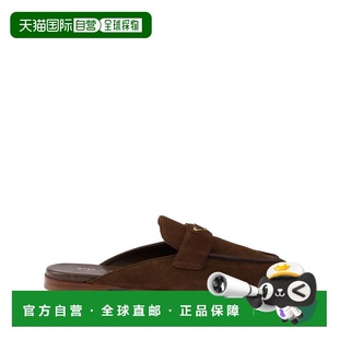 香港直邮PRADA 女士凉鞋 1D766NF010103F0324 AW2025 棕色 SLIPPE