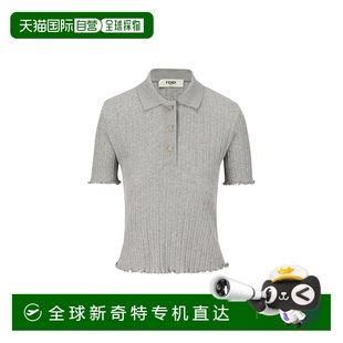 女士 香港直邮Fendi FS9713AS新款 1h可退 衫 短袖 芬迪 针织Polo