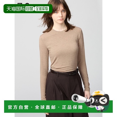 日潮跑腿UNIQLO优衣库 保暖 Heattech 羊绒混纺圆领 T 恤/长袖 47