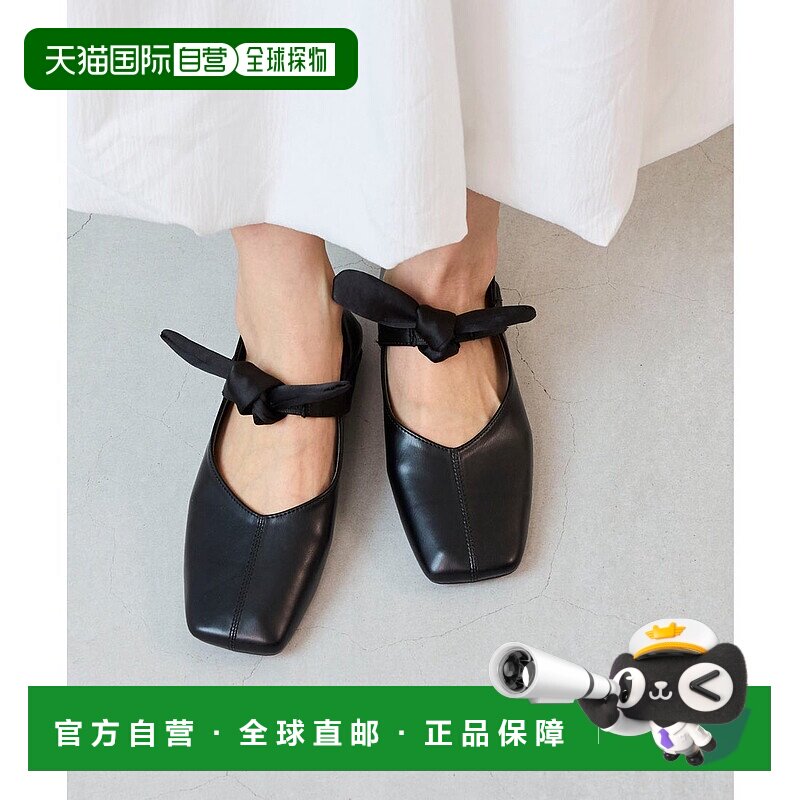 日本直邮Menue 3way 丝带平底女鞋 ME8623BW003082 黑色