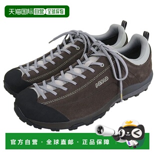 日本直邮ASOLO 男士徒步鞋 27.5cm 绒面革 深棕色 Space GV 男士