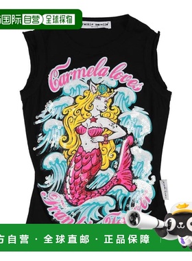 1h可退 香港直邮潮奢 Frankie Morello 女童 背心上衣童装