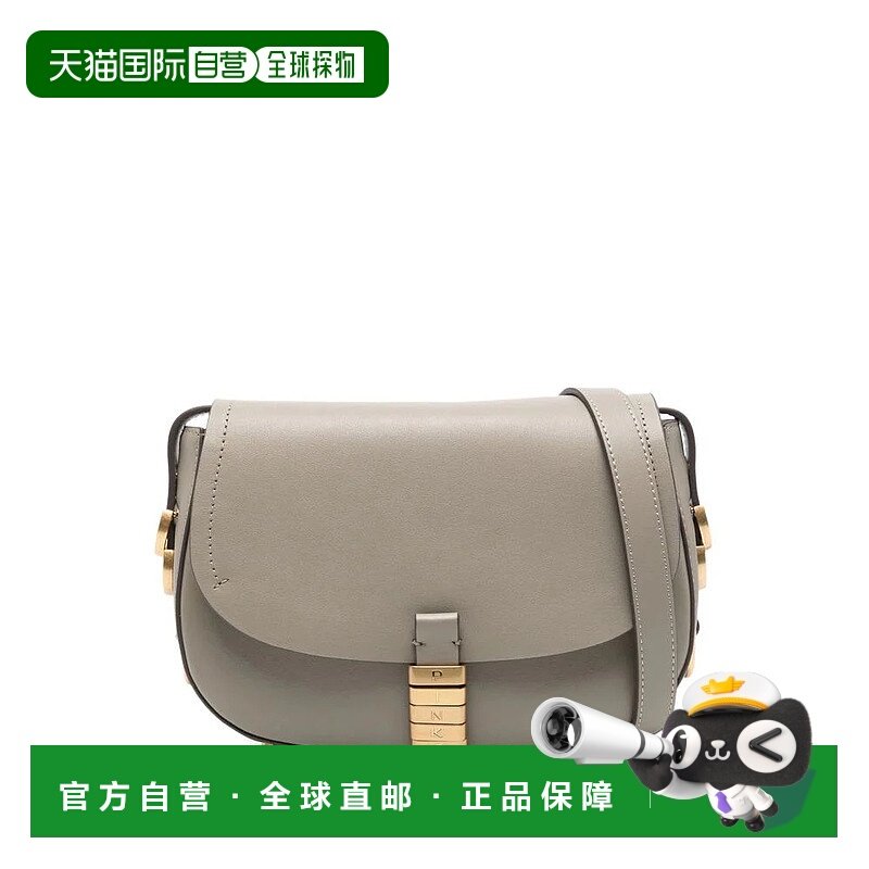 香港直邮PINKO 女士斜挎包 103831A1ZX68Q AW2025 灰色 翻盖单肩