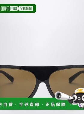 1h可退 香港直邮潮奢 Miu Miu 缪缪 女士 Runway 黑色太阳眼镜 0M