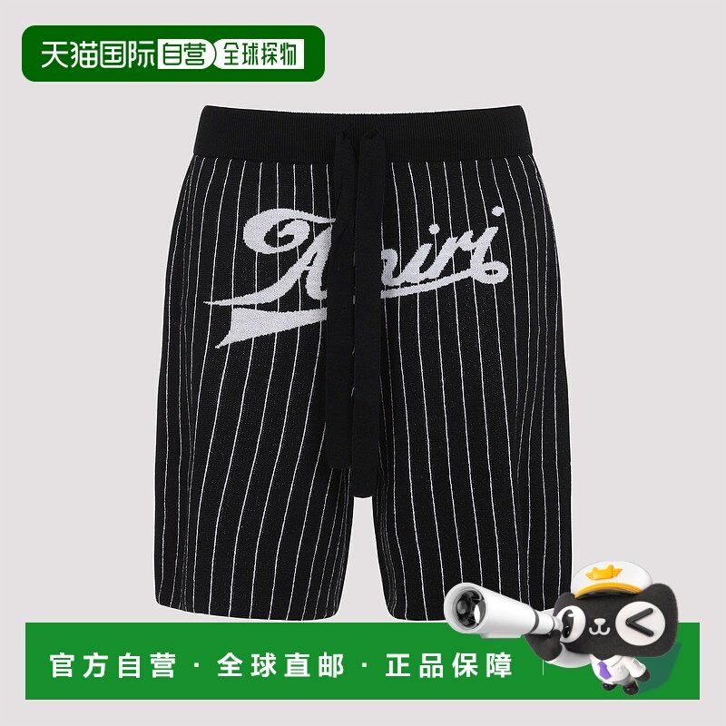 香港直邮AMIRI 男士 细条纹短裤 AMKNSH1032 black黑色 舒适时尚,男装,休闲裤,淘宝优惠券,粉丝福利购,淘宝优惠卷