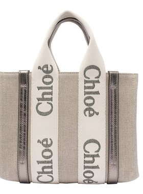 CHLOÉ 女士斜挎包 C25SS397O81074 SS2025 花色 小号Woody单肩包