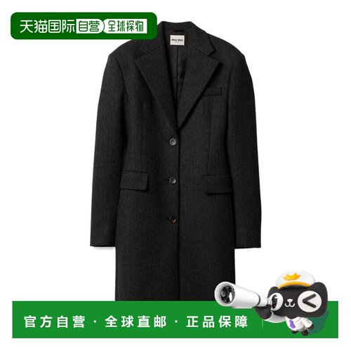 香港直邮MIU MIU 女士外套 MS203911H4SOOOF0031 SS2025 灰色