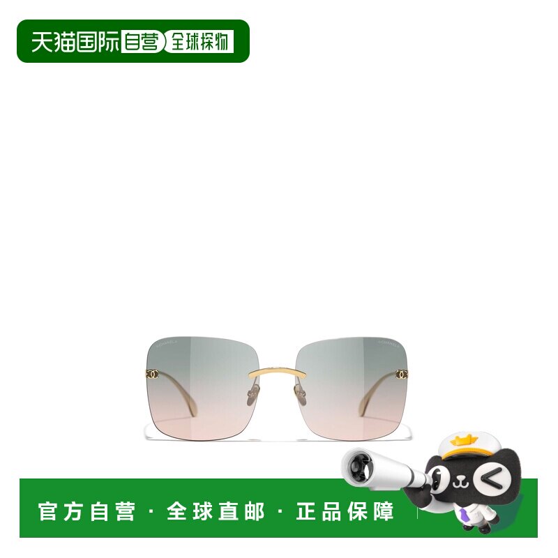 香港直邮CHANEL 女士眼镜 CH4287TC395S3 CO 灰色 方形太阳镜