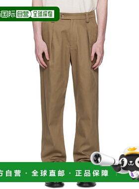 1h可退 香港直邮潮奢 A.P.C. 男士 驼色 Renato 长裤 COFCOH08428