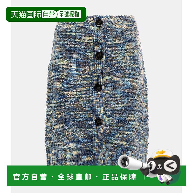 香港直邮Acne Studios 艾克妮 女士 羊毛中长半身裙包臀裙