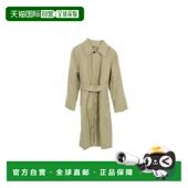 日本直邮中古Burberry博柏利男A级95新trench coat风衣帆布外套浅