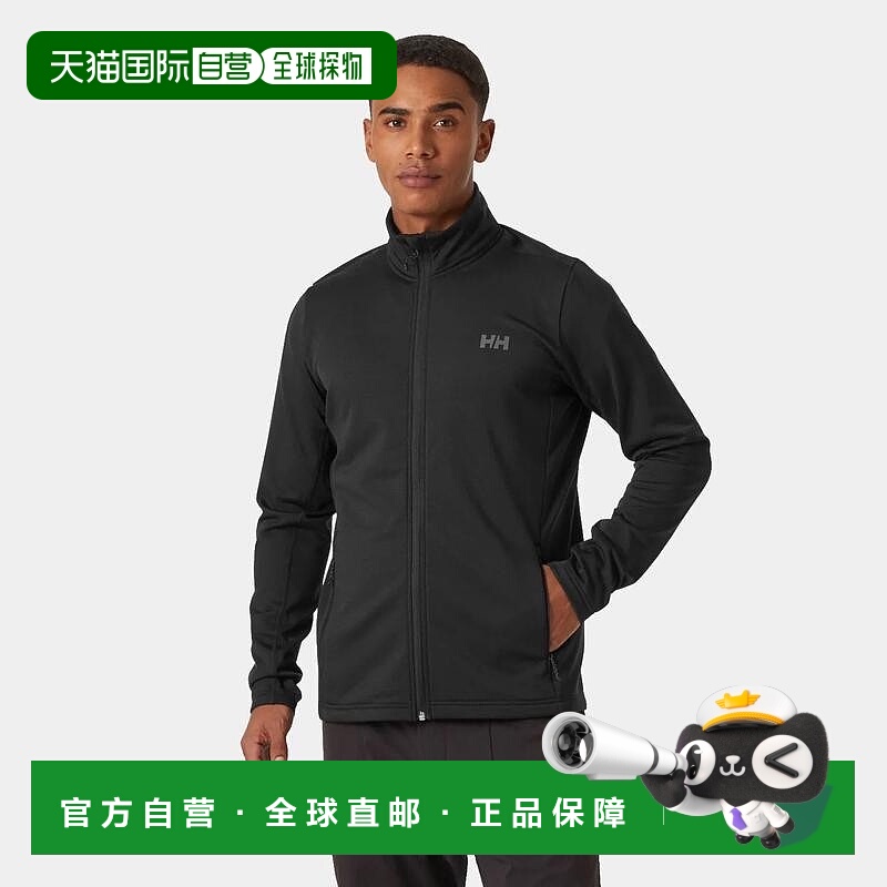 自营欧洲直邮Helly Hansen 男士黑色聚酯Versalite抓绒夹克
