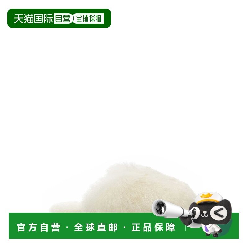 1h可退 香港直邮Ugg 女士 Scuffette 白色毛羊皮便鞋 1176030