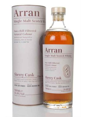 欧洲直邮Arran艾伦强力单一麦芽苏格兰雪莉桶威士忌700ml口味纯正