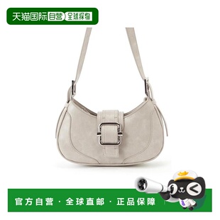 日本直邮日潮 GRL 皮革圆形迷你单肩包 斜挎包马鞍包背包 TR646