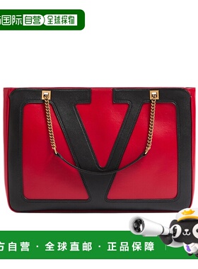 香港直邮VALENTINO 女士斜挎包 WB0R13PTJAKV CO 红色 中号徽标单