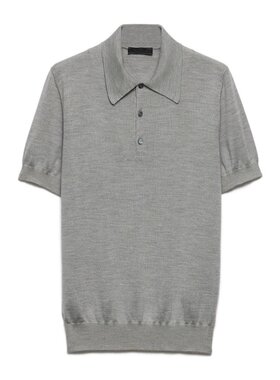 PRADA 男士T恤 UMF05617ENSOOOF0K44 AW2025 灰色