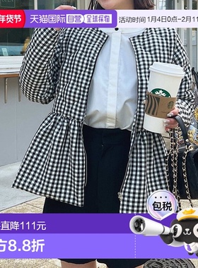 日本直邮KOBE LETTUCE 2way绗缝百褶夹克 [K1366]羽绒服外套棉服