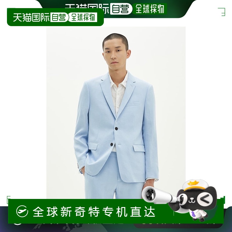 韩国直邮Theory 男士亚麻粘胶纤维莫顿夹克-Sky Light FW24/TM471