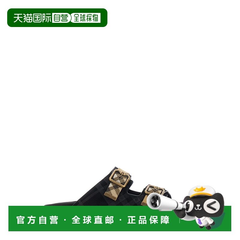 香港直邮潮奢 Burberry 巴宝莉 男士 Urchin 格紋搭扣平底涼鞋 81,流行男鞋,其他凉鞋,淘宝优惠券,粉丝福利购,淘宝优惠卷