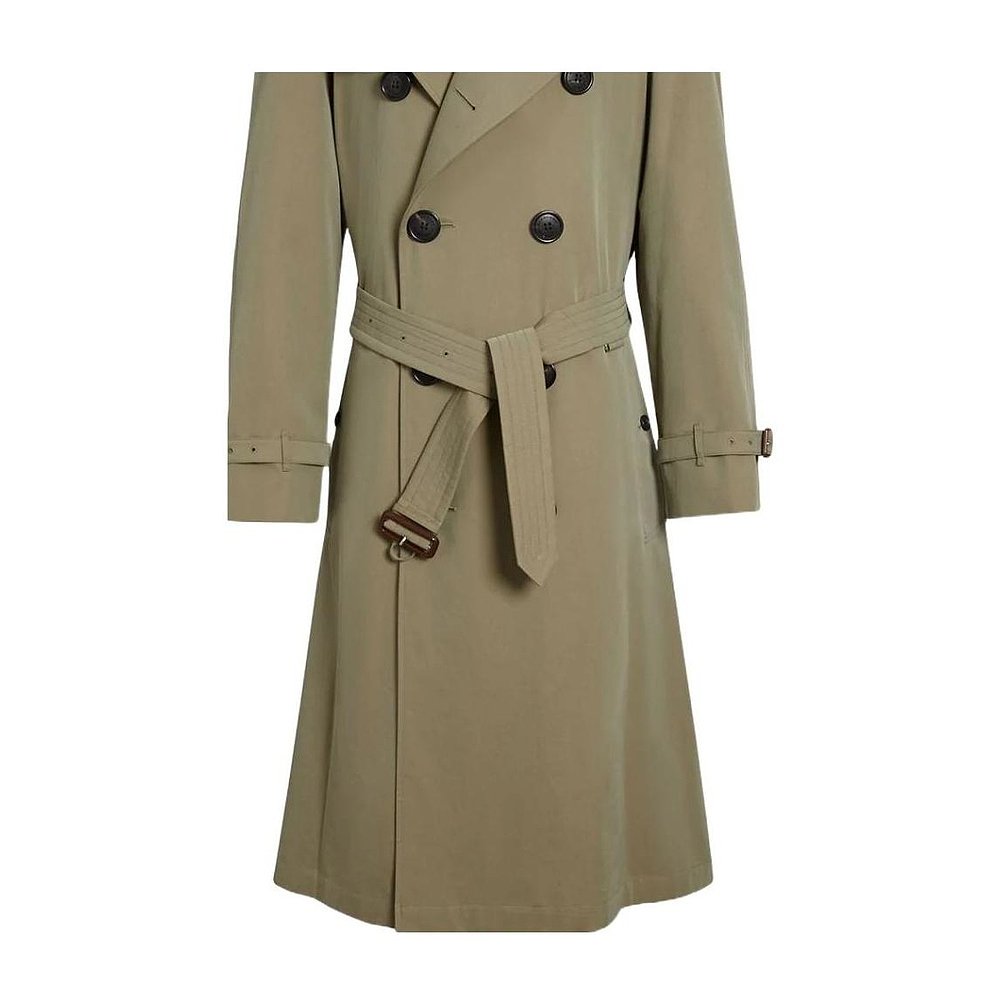 BURBERRY 男士外套 80008511 AW2018 棕色 华达呢特大号风衣