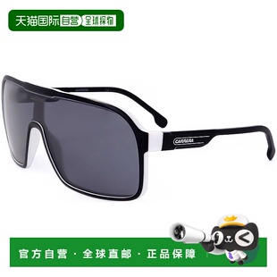 自营 Carrera男式99毫米灰色太阳镜-黑白 美国奥莱直发卡雷拉