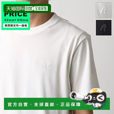 REPLAY 男士短袖 Logo T恤 M3097 2660 圆领一体式设计棉质弹力 T