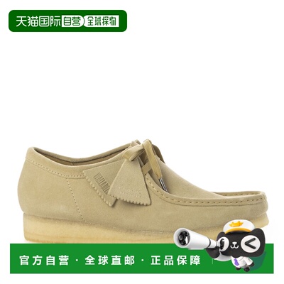 日本直邮Clarks Wallabee 男士休闲靴 26155515（米色）男靴