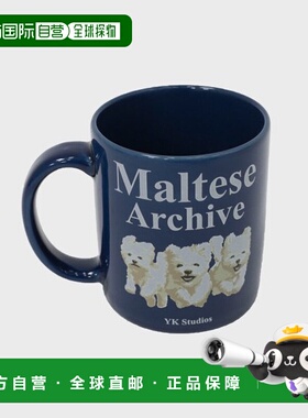 韩国直邮WAIKEI韩国小众设计师狗狗图案时尚日常水杯YK22SSAC14