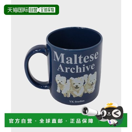 韩国直邮WAIKEI韩国小众设计师狗狗图案时尚日常水杯YK22SSAC14