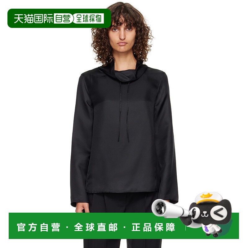 香港直邮Tom Ford 汤姆 福特 女士 黑色 Cyna Silk 上装