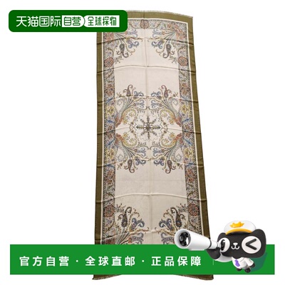 自营Etro Women's Paisley & Floral Print Silk Blend 70x170 Sh