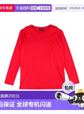 1h可退 香港直邮潮奢 Please 男童 T恤童装 red红色 舒适时尚