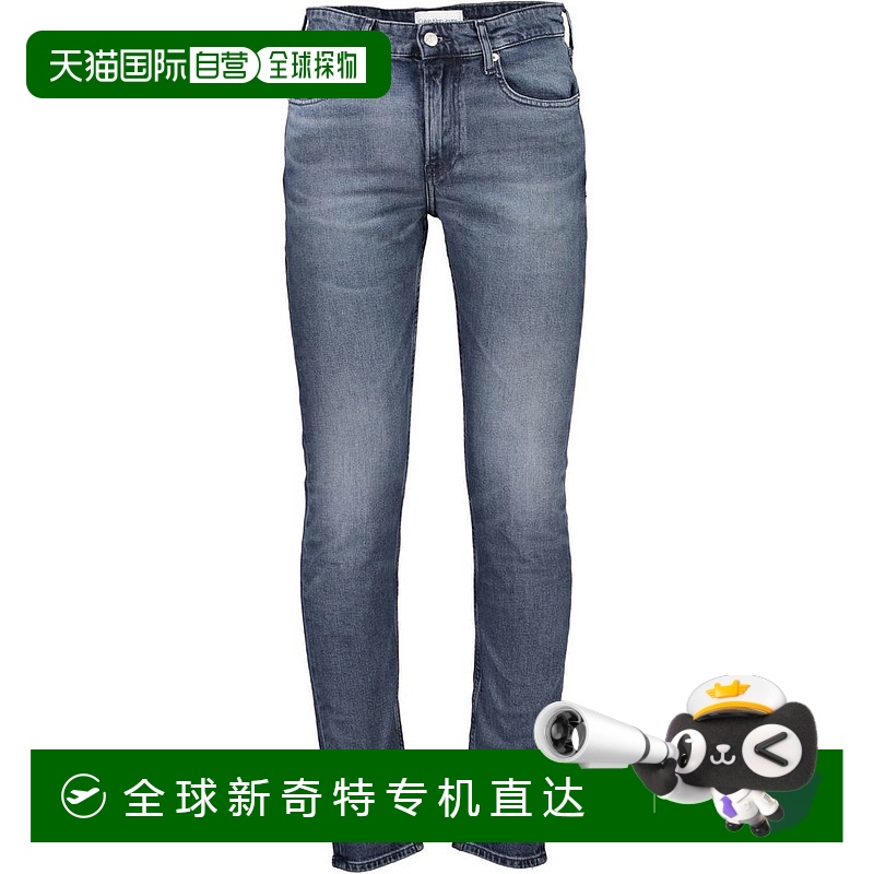 自营 calvin klein凯文克莱棉质牛仔裤和男式长裤-蓝色 【美国奥