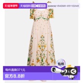 香港直邮FARM RIO 女士 1h可退 花朵棉混纺中长连衣裙 colorful花