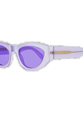 自营 Marni 女士猫眼太阳镜 Rainbow Mountains UC1 紫色 52 毫米