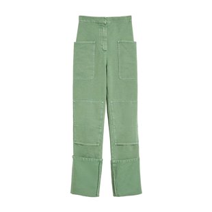 1131104306016 女士休闲裤 SS2024 绿色 MAX 高腰贴袋休闲裤 MARA