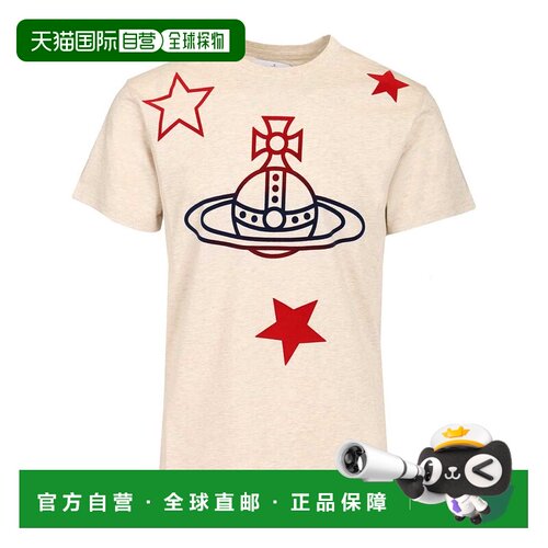 1h可退 香港直邮VIVIENNE WESTWOOD 男士T恤 3G010056J00B8C401