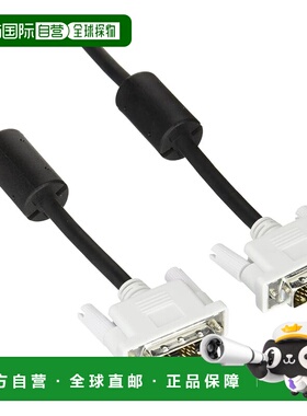 【日本直邮】宜丽客 显示器电缆 DVI-D24pin 单链3m 黑CAC-DVSL30
