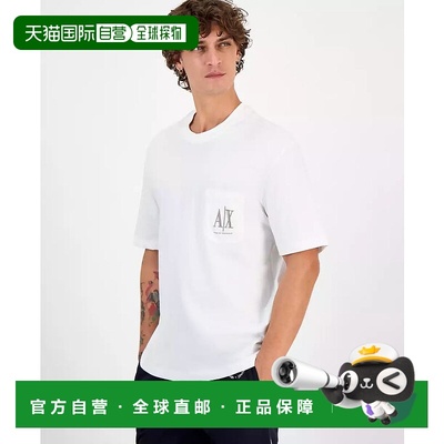 1h可退 【美国直邮】armani exchange 男士 上装T恤