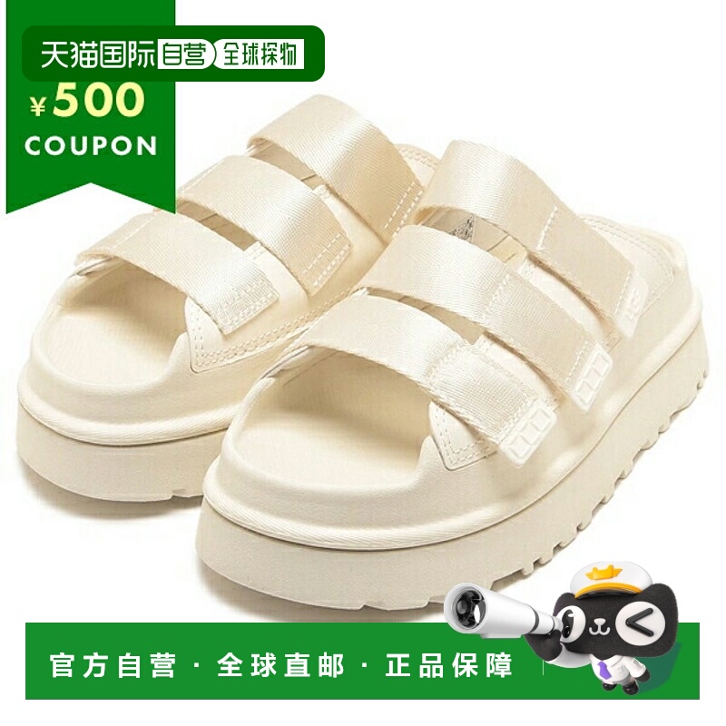日本直邮UGG 金色辉光拖鞋厚底凉鞋白色女士 1167430 JSM新款