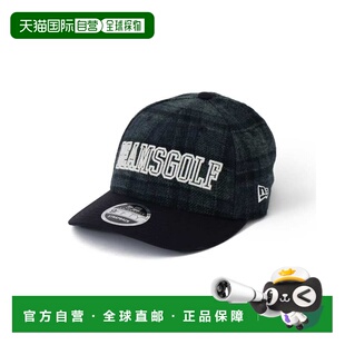 日本直邮NEW LP950 ERA 棒球帽 黑色手表纹刺绣休闲 男士 1h可退