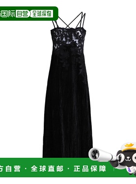 1h可退 香港直邮潮奢 Topshop 女士 高雅连衣裙 black黑色 舒适时