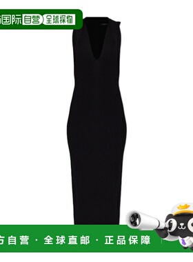 香港直邮BALMAIN 女士连衣裙 GF1RJ210KJ430PA SS2026 黑色 Dress