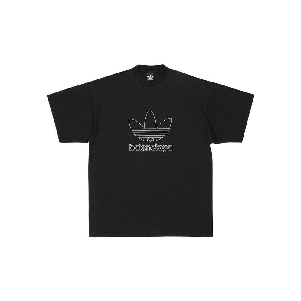 潮奢 Balenciaga 巴黎世家 男士 X Adidas T恤 723976TNVN8
