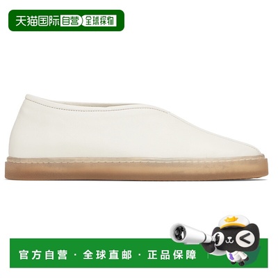 1h可退 香港直邮潮奢 Lemaire 女士 白色 Linoleum Piped 乐福鞋