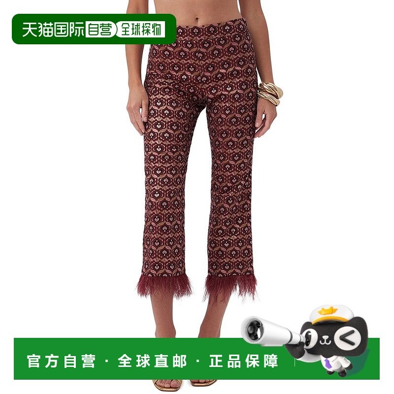 自营Trina Turk Shibui长裤-红色 美国奥莱直发