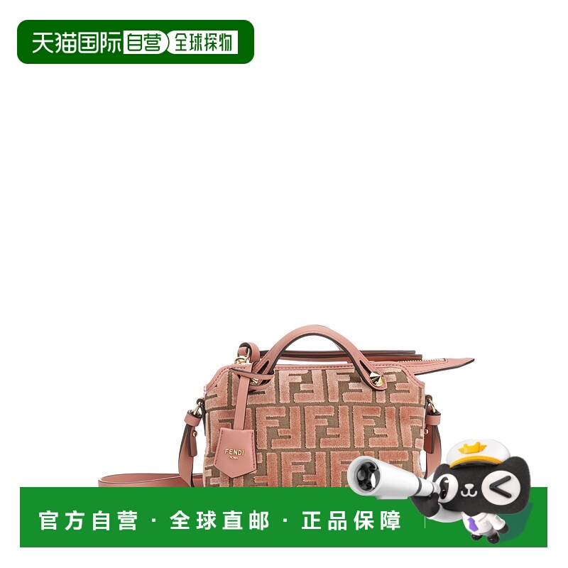 香港直邮FENDI 女士斜挎包 8BS098AT14F13VM CO 棕色 