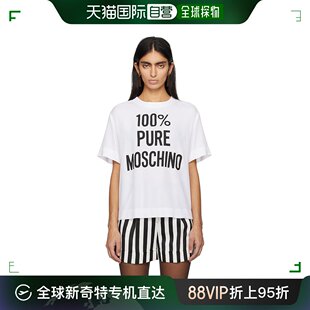 Moschino 白色 Pure 女士 恤 香港直邮潮奢 0215053 莫斯奇诺