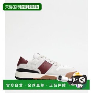 自营Tod's Sneakers in Suede and Smooth Leather - white;burgu